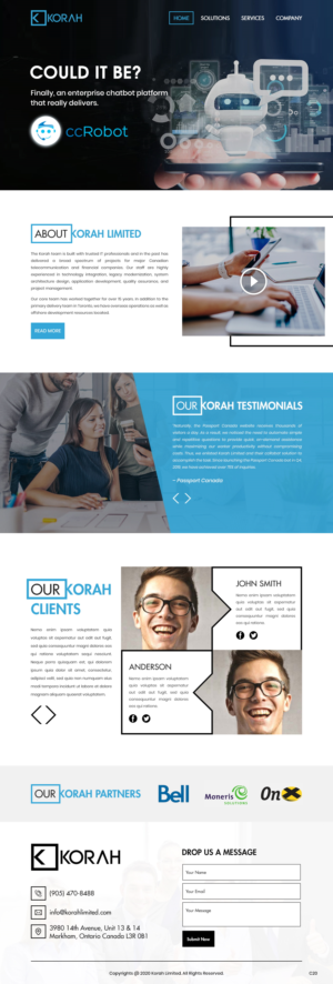 Web Design by pb for this project | Design: #24817533