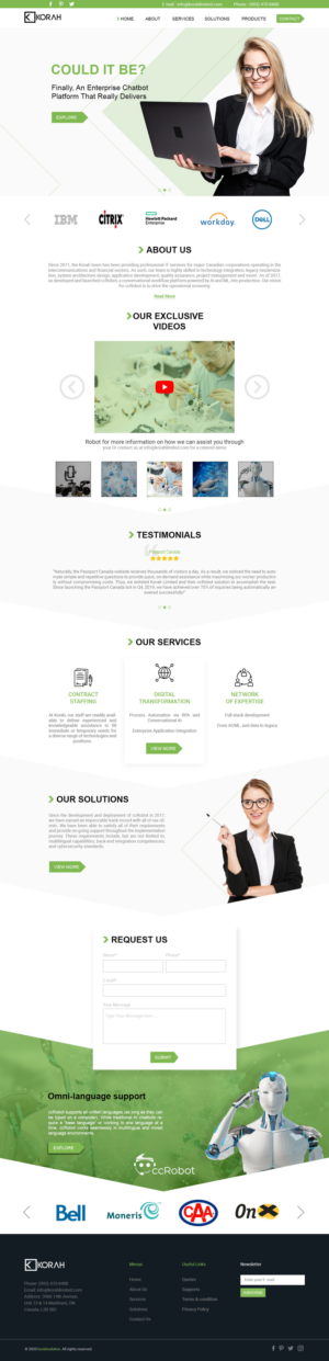 Web Design by Creative Slices for this project | Design #24847280