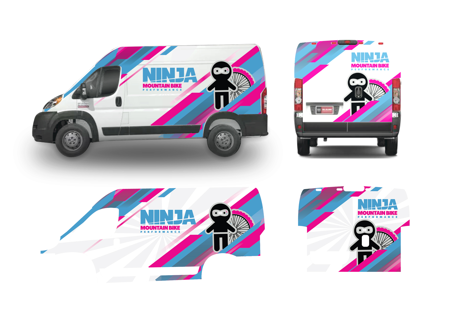 Graphic Design by Rickyy for Ninja Mountain Bike Performance | Design #24820898