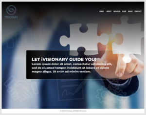 iVisionary Marketing - SEM, Influencer website. FUN RETRO VIBES. | Web Design by -Marc-