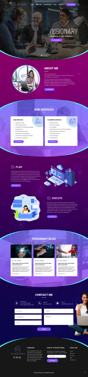 Web Design by pb for this project | Design: #24817515