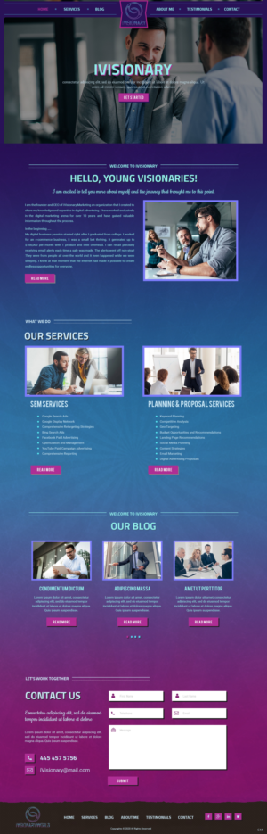 Web Design by pb for this project | Design: #24817524