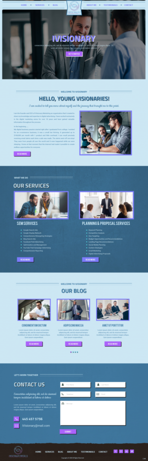 Web Design by pb for this project | Design: #24817526