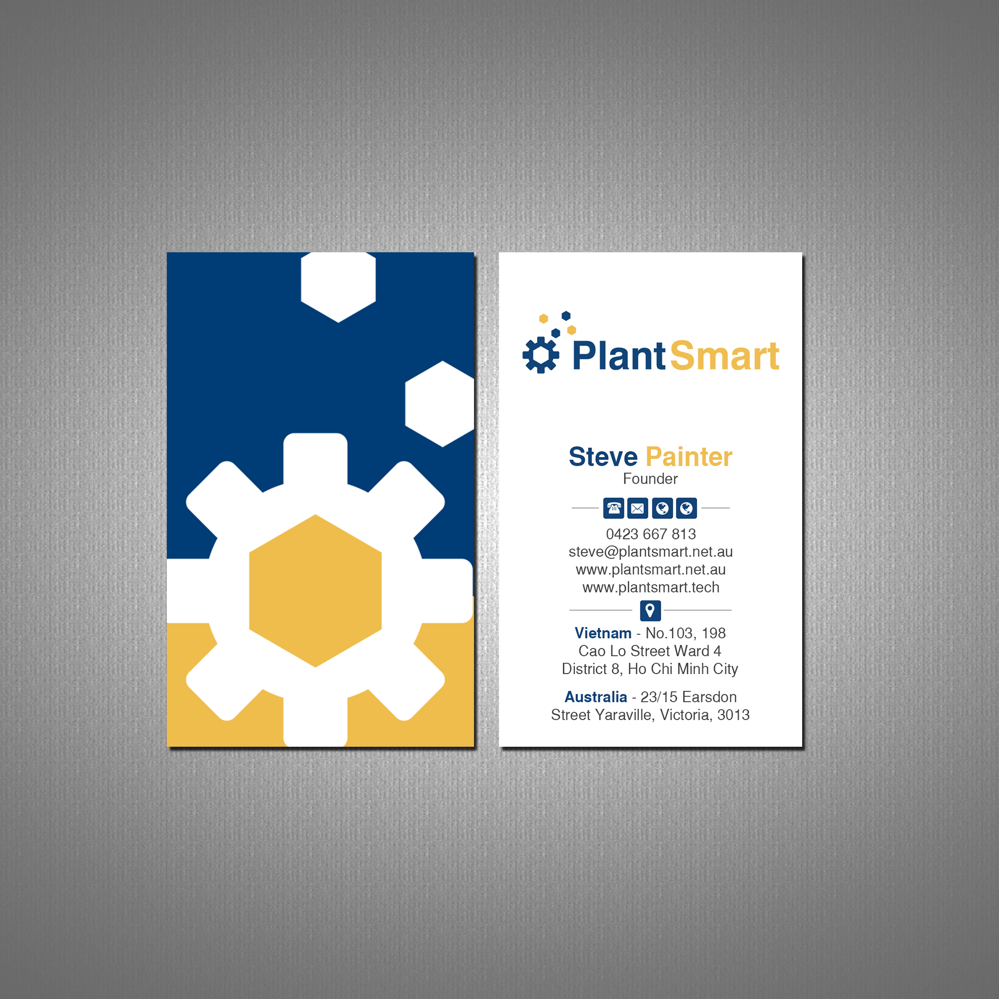 Business Card Design by Creations Box 2015 for MiddleWare Solutions | Design #24797437