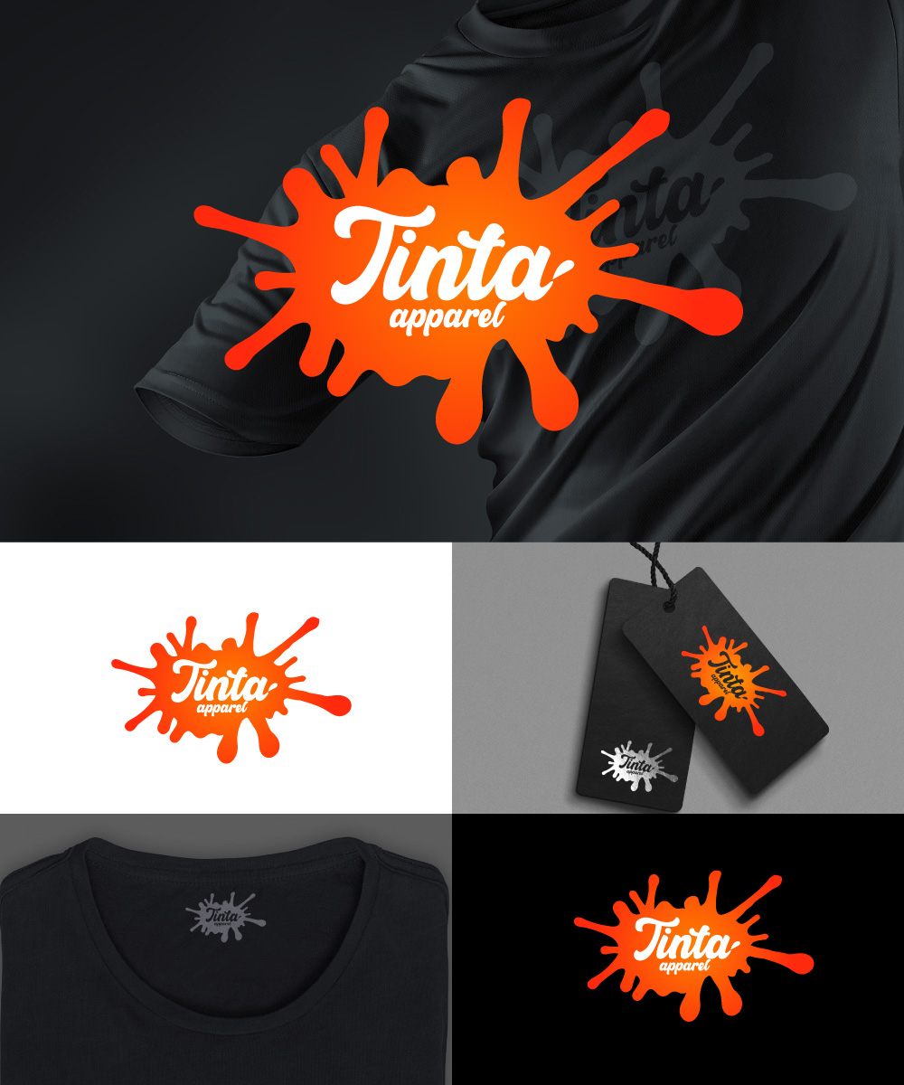 Logo Design by Sergio Coelho for Tinta Apparel | Design #24934634