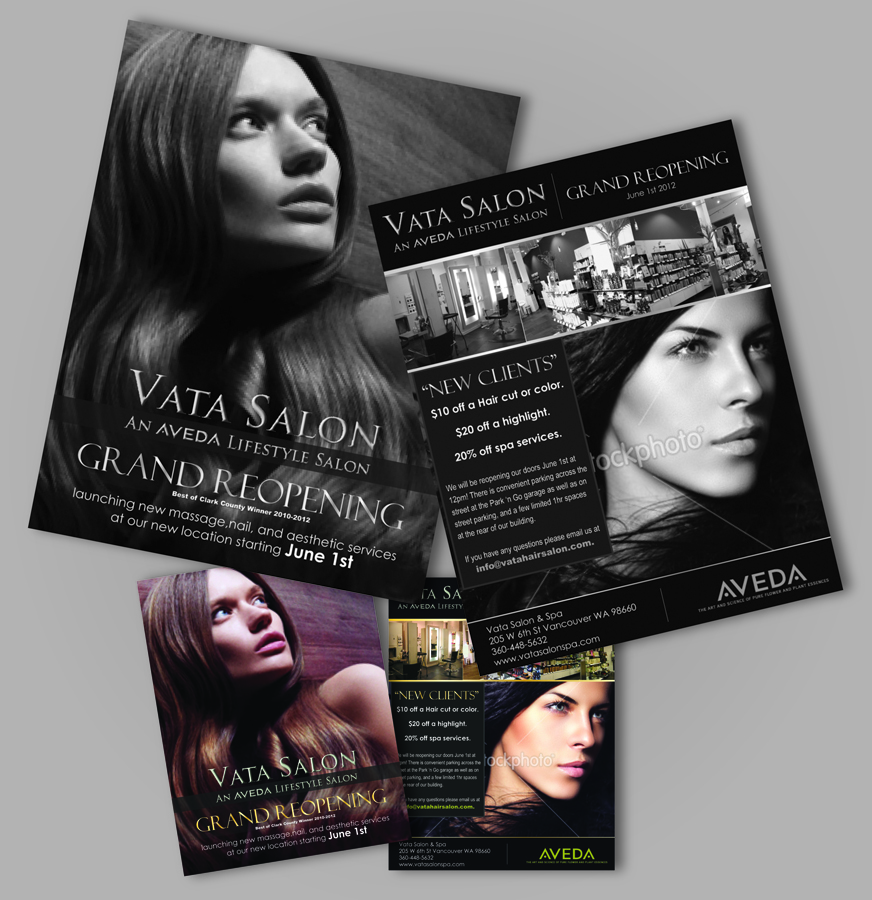colorful modern salon flyer design for a company by callie hair salon flyer ideas