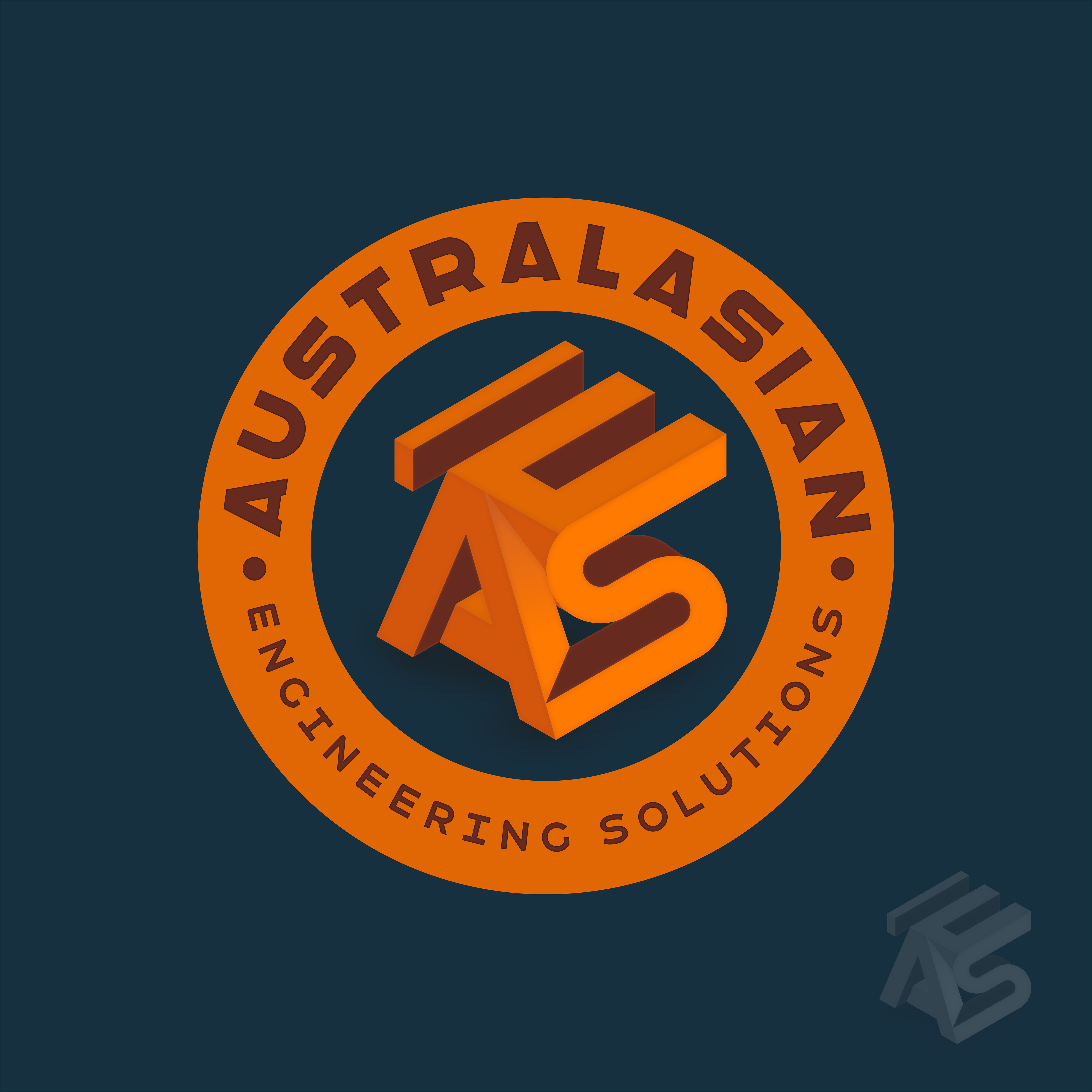 Logo Design by Roland Alayon for Australasian engineering solutions pty ltd | Design #24802217