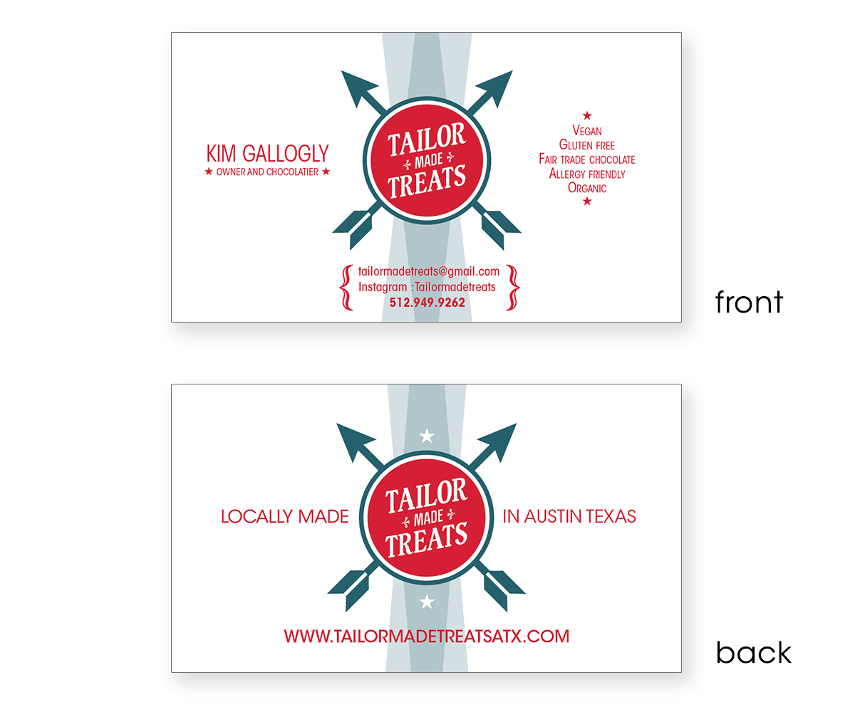 Business Card Design by Com1escale for Tailor Made Treats | Design: #3066976