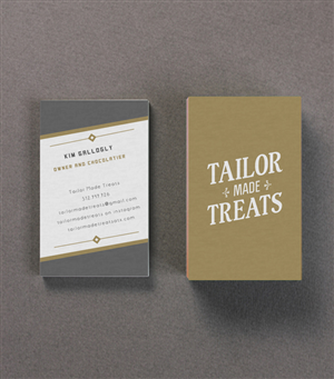 Business Card Design by Eggo May P for Tailor Made Treats | Design: #3012747