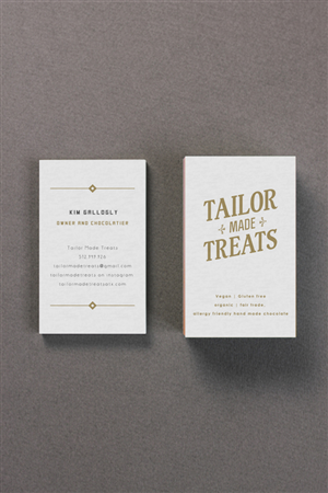 Business Card Design by Eggo May P for Tailor Made Treats | Design: #3012790
