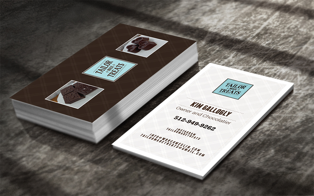 Business Card Design by Bilyana Stoyanovska for Tailor Made Treats | Design #3070432