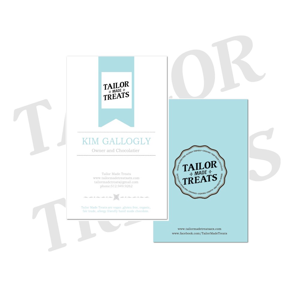 Business Card Design by RalucaV for Tailor Made Treats | Design #3066233