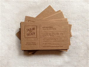 Business Card Design by hellodesign for Tailor Made Treats | Design: #3048591