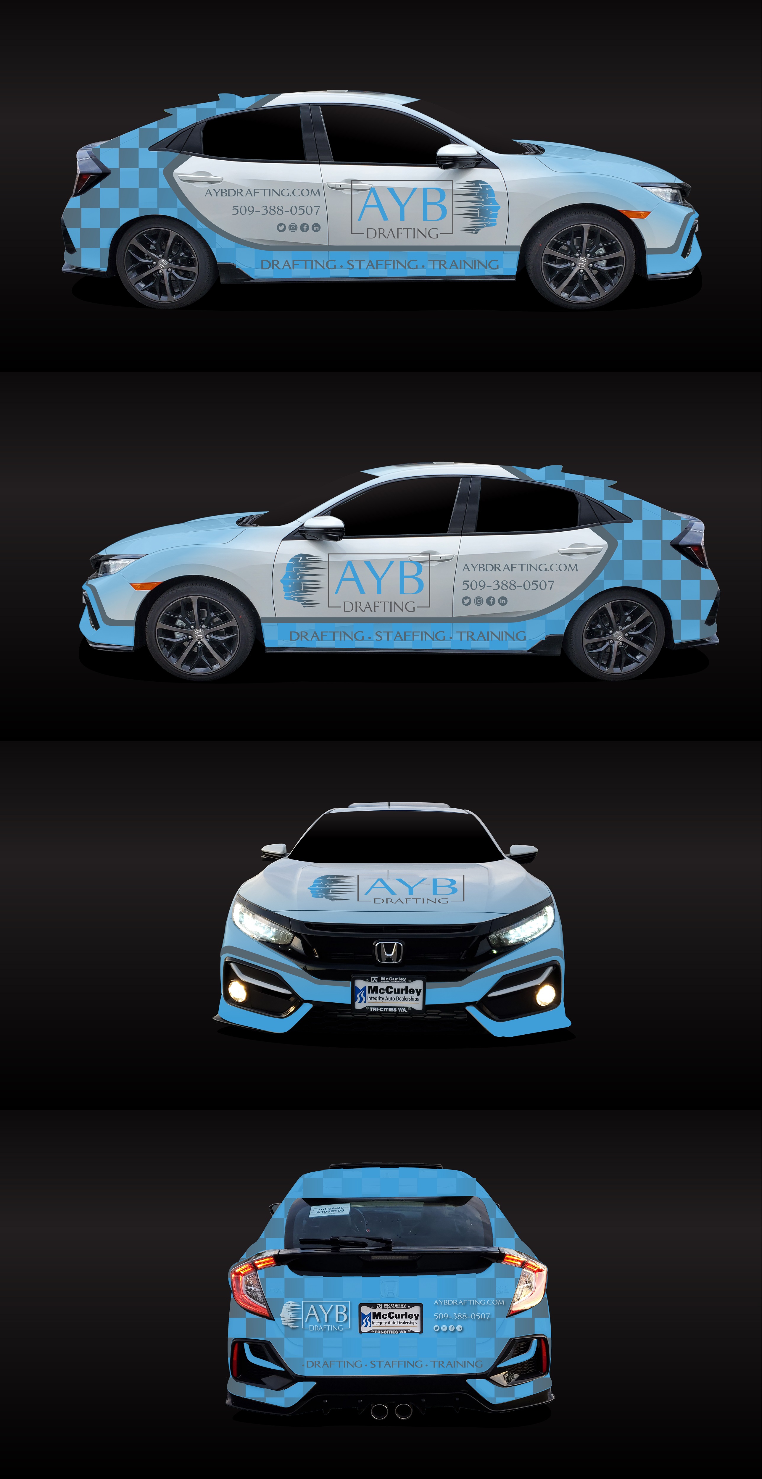 Diseño de Rotulación de Vehículo por Kira Graphics para ARY Engineering | Diseño #24852050