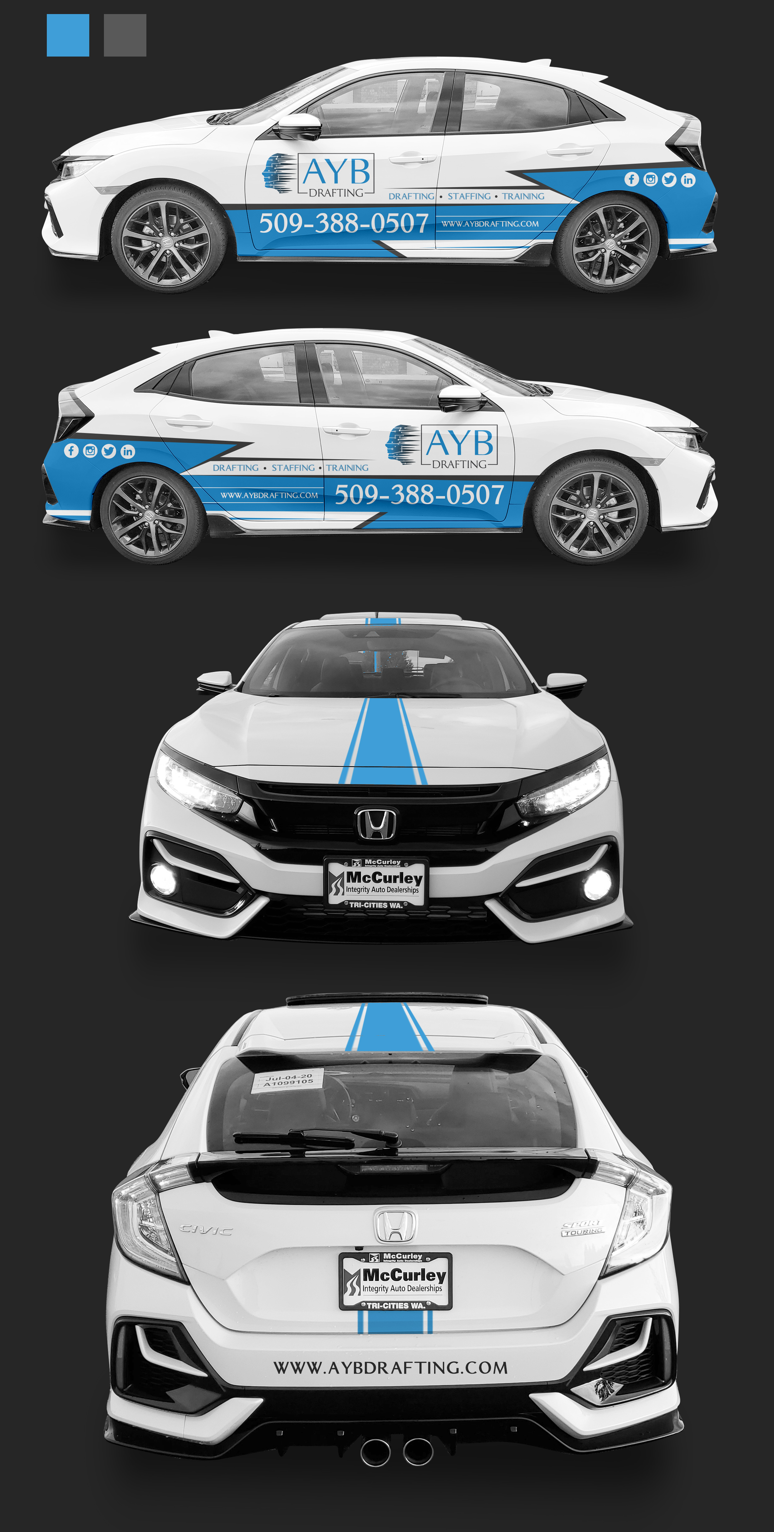 Car Wrap Design by SAI DESIGNS for ARY Engineering | Design #24857193