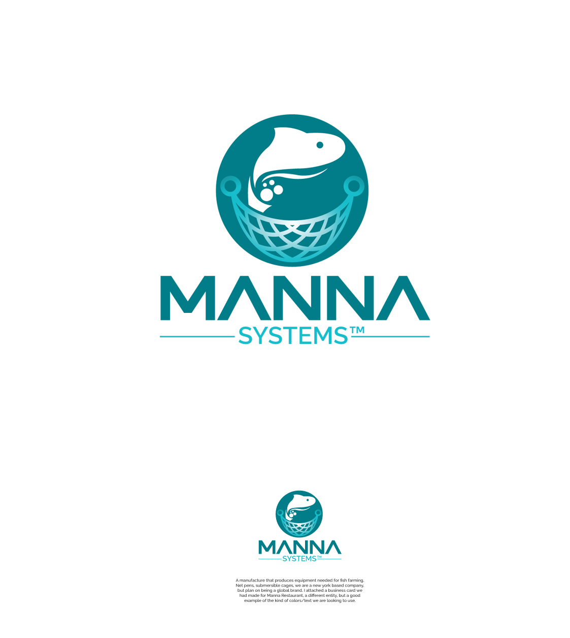 Logo Design by CanDoDesign for Manna Fish Farms, Inc. | Design #24802943