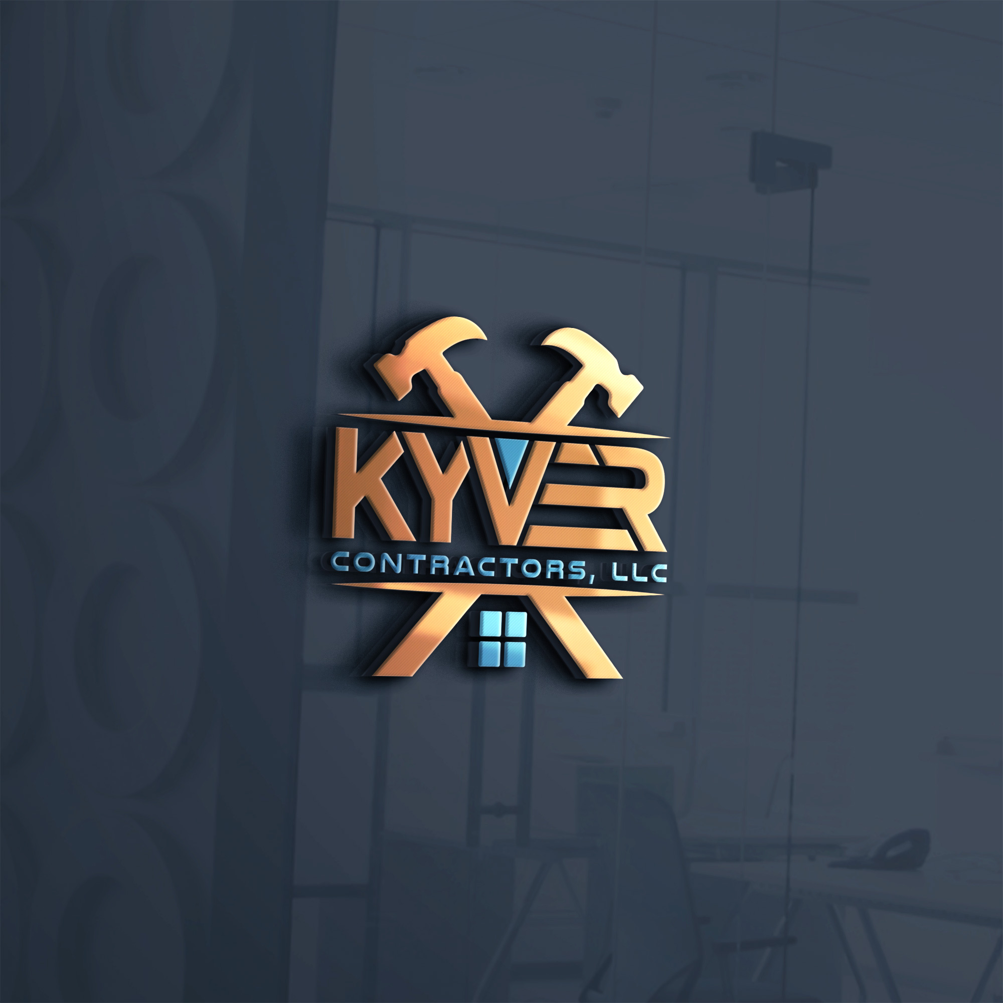 Logo Design by Remonis.co for Kyver Contractors, LLC | Design #24802131