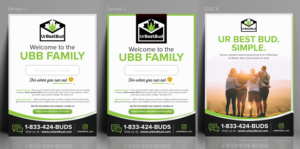 Welcome Card for first time customers  | Graphic Design by SAI DESIGNS