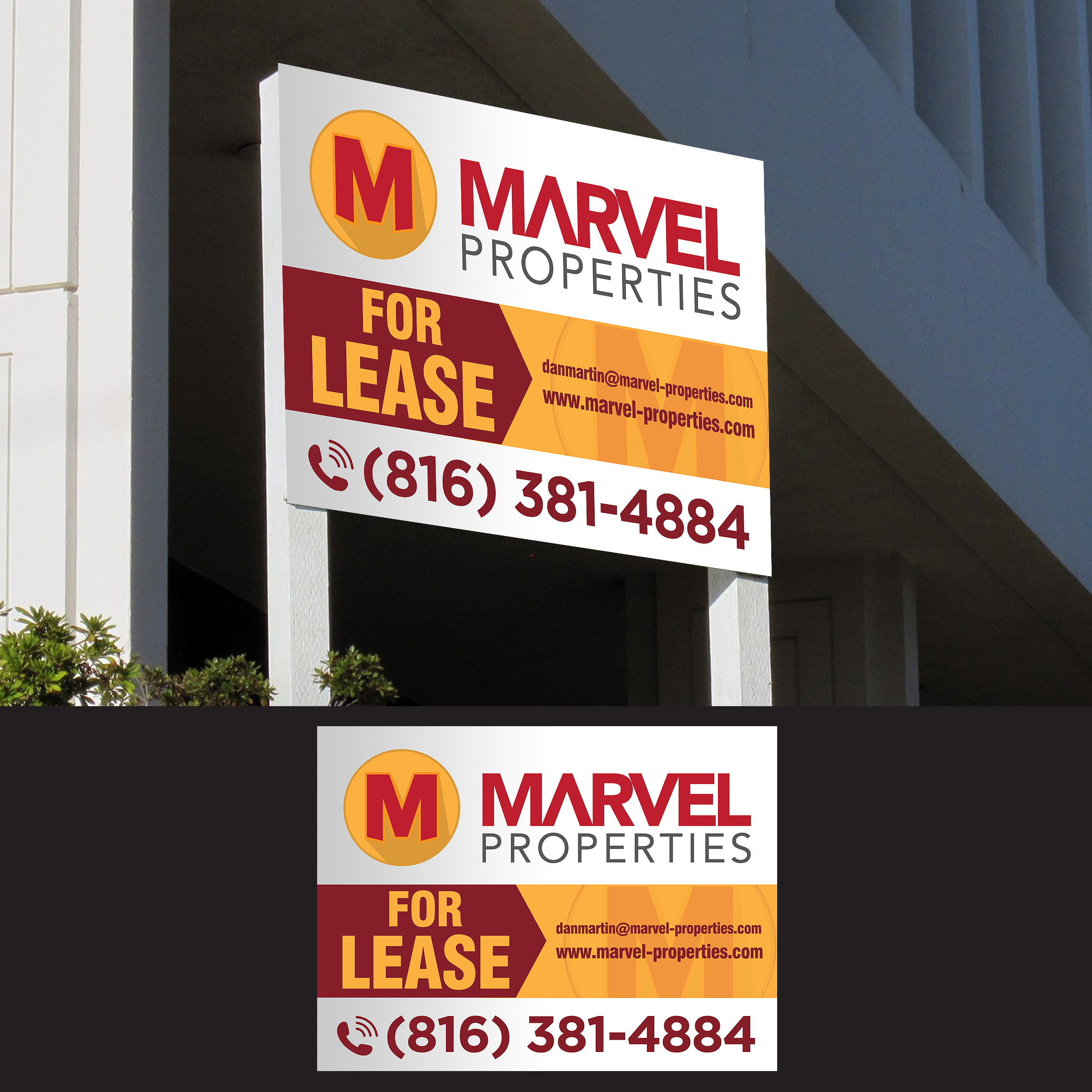 Schilder-Design von Designers Hub für Marvel Properties | Design #24809825