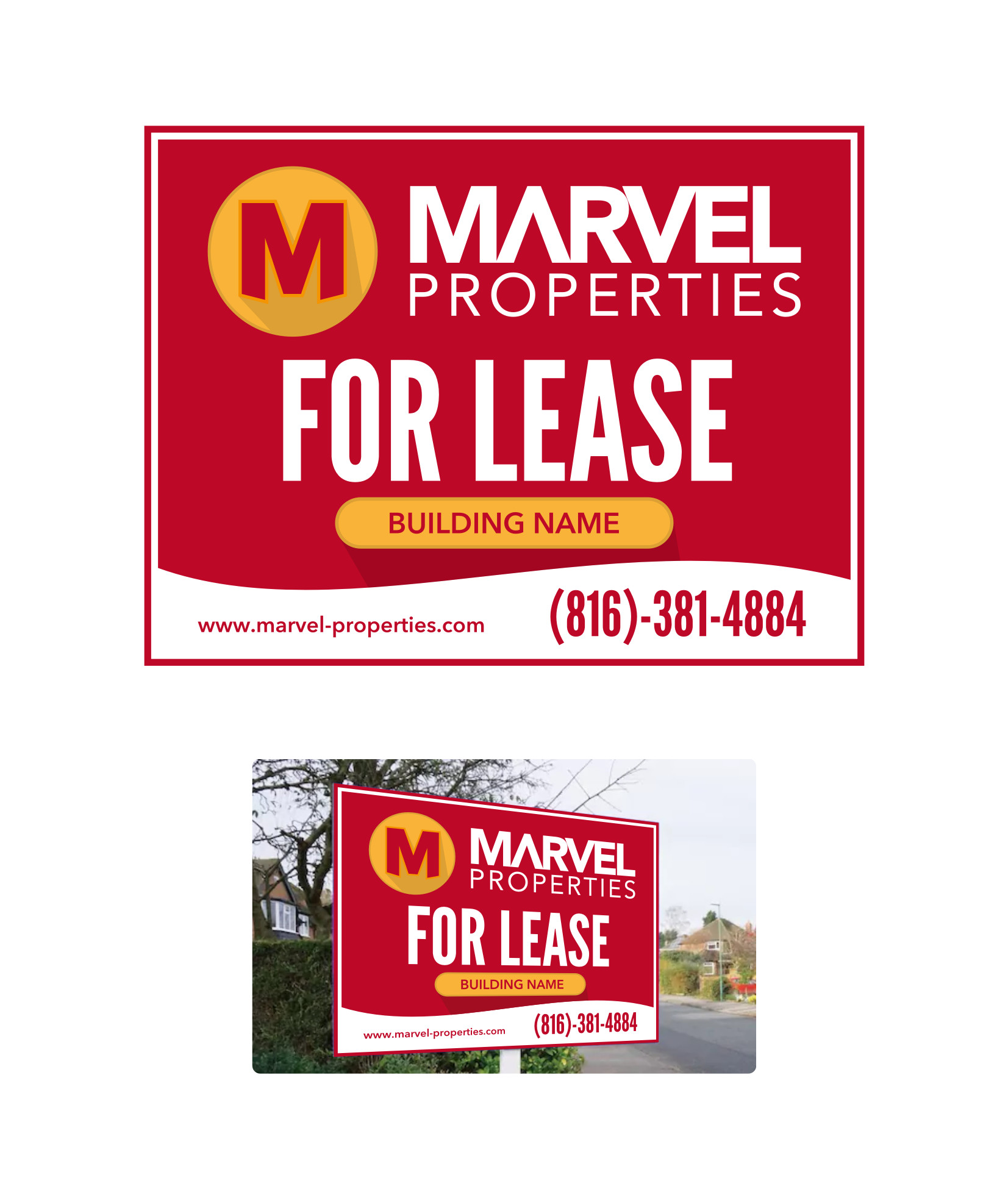 Signage Design by Atvento Graphics for Marvel Properties | Design #24804610