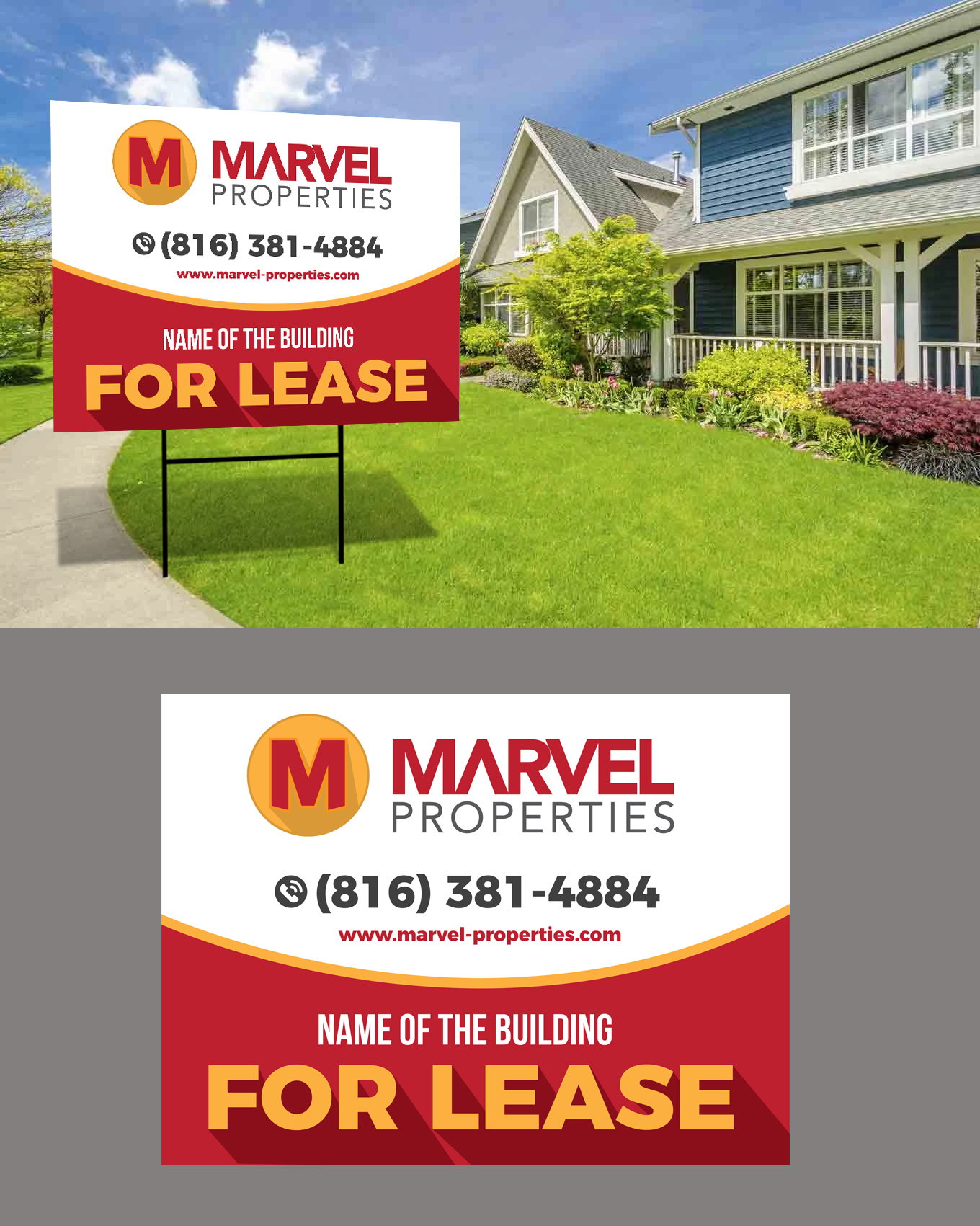Signage Design by rkailas for Marvel Properties | Design #24813441