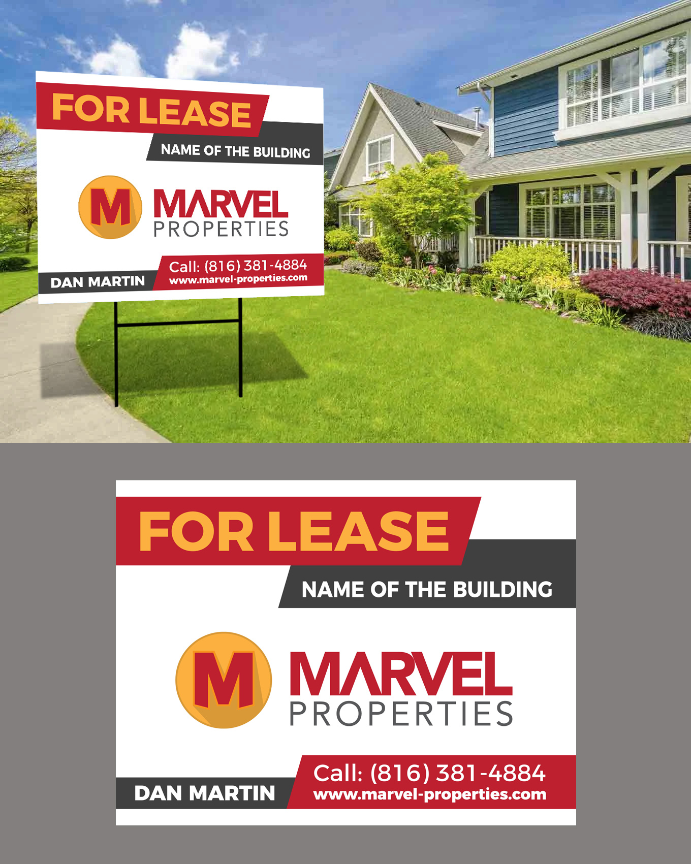 Design de Panneau par rkailas pour Marvel Properties | Design #24813450