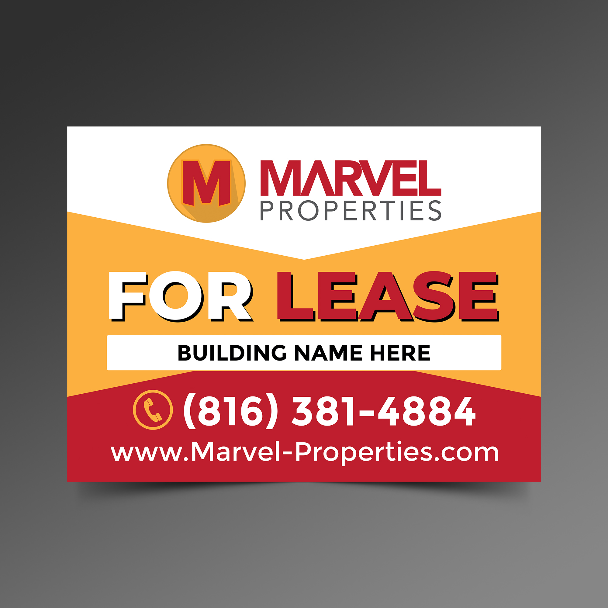 Design de Panneau par ecorokerz pour Marvel Properties | Design #24805961