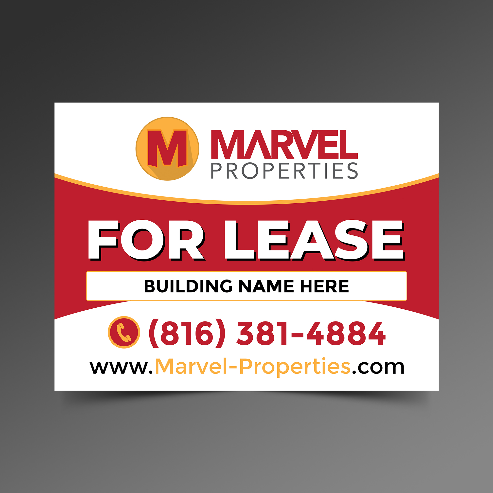 Signage Design by ecorokerz for Marvel Properties | Design #24805962