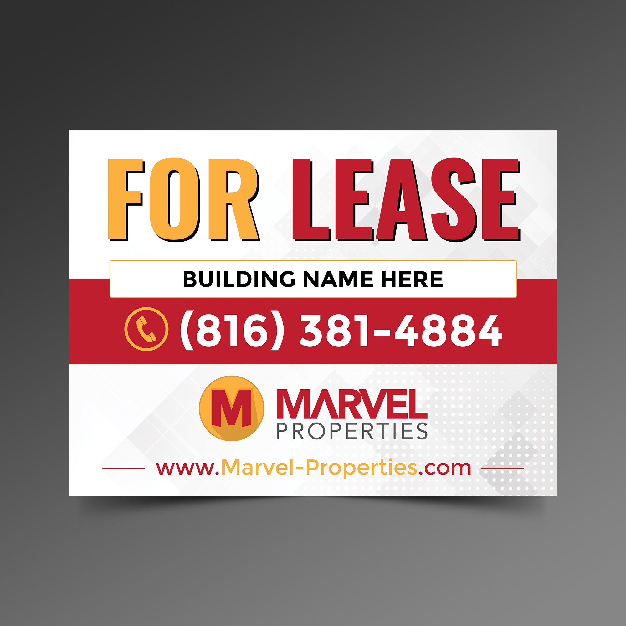 Signage Design by ecorokerz for Marvel Properties | Design #24805965