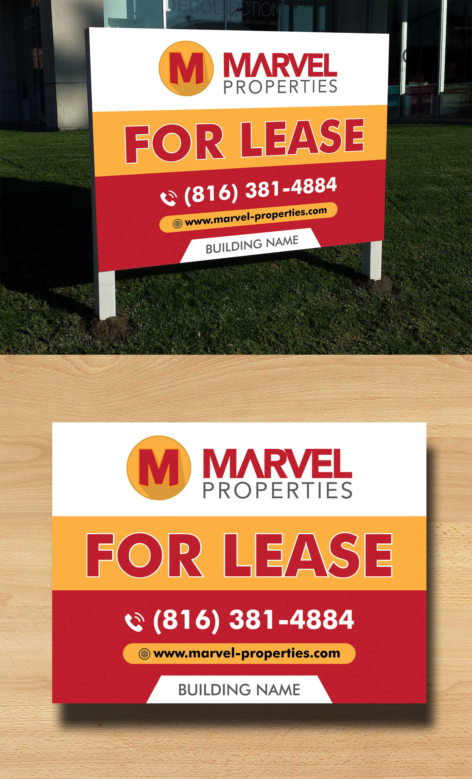 Signage Design by ecorokerz for Marvel Properties | Design #24806472