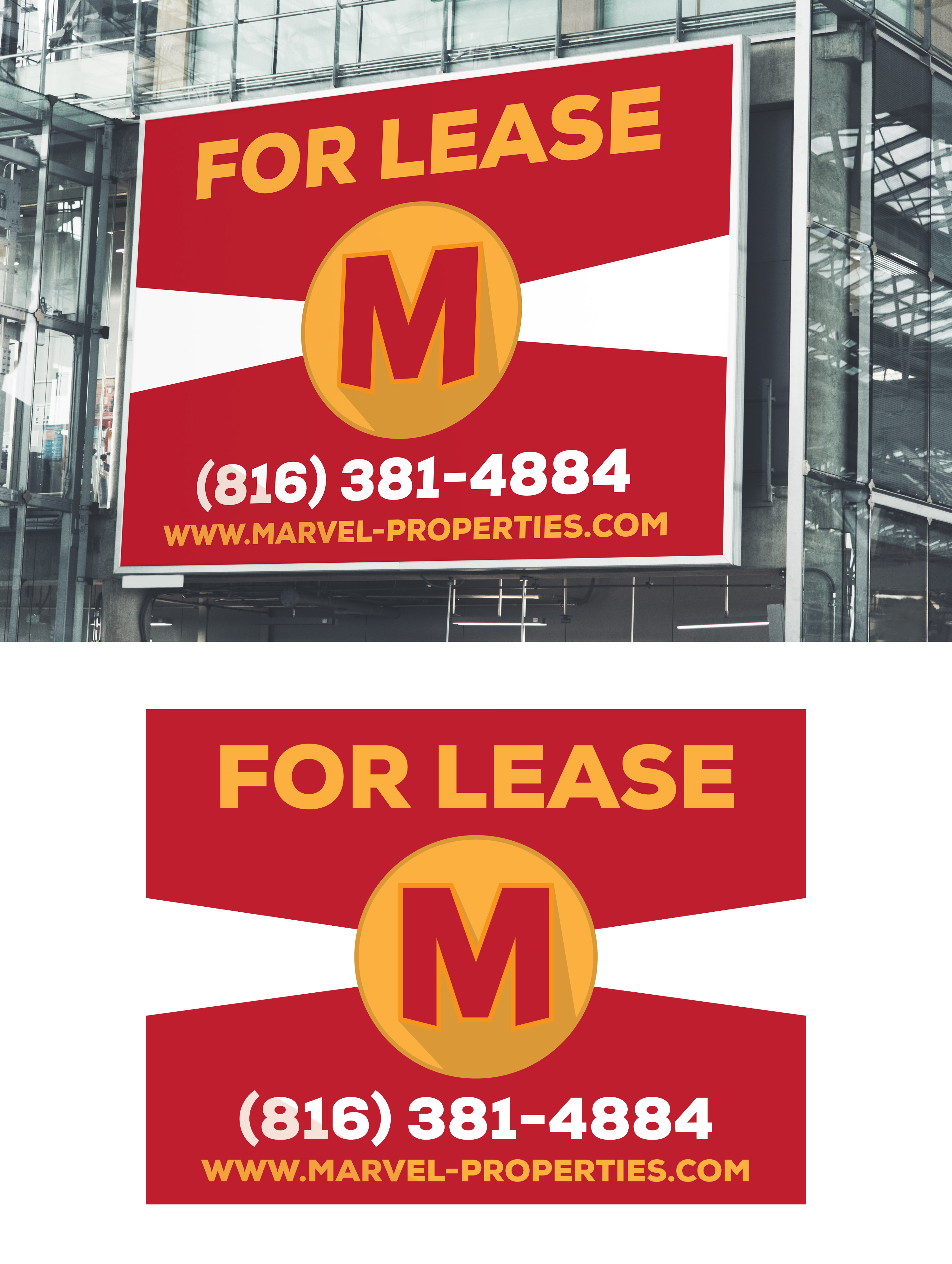 Signage Design by u2square for Marvel Properties | Design #25009361