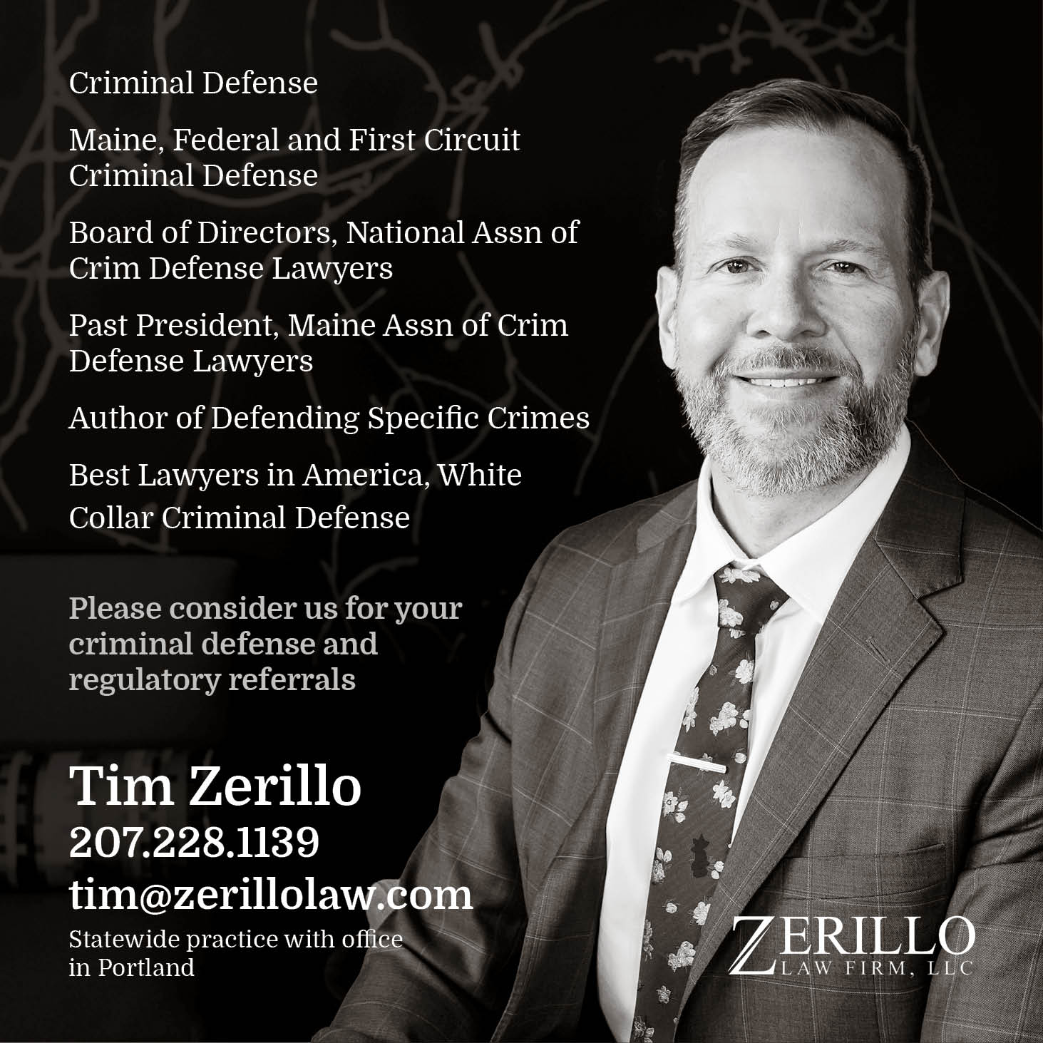 Design Publicitaire par banedsgn pour Zerillo Law FIrm, LLC | Design #24807647