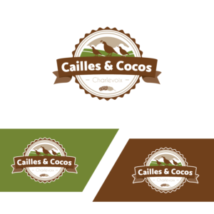 Cailles & Cocos | Diseño de Logo por Gabriel T. Marques