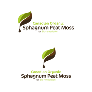 Canadian Organic Sphagnum Peat Moss for Bio-remediation | Logo Design by Rii