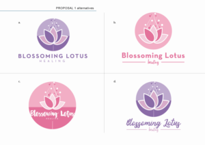 Blossoming Lotus Healing | Logo Design by Fk_Design
