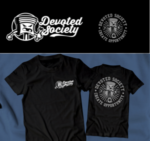 Devoted Society (Create Opportunity) Clothing T-Shirt Design | T-Shirt-Design von Uprinteez