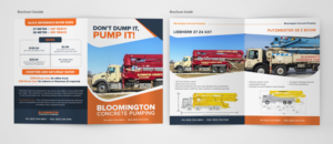 Flyer Design by SAI DESIGNS for Bloomington Concrete Pumping | Design #24817060