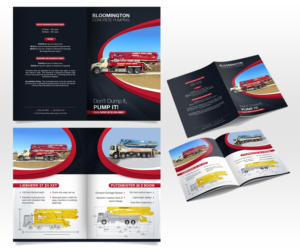 Bloomington Concrete Pumping | Flyer Design by Luniere Designs