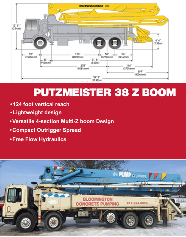 Flyer-Design von horacemupinga1 2 für Bloomington Concrete Pumping | Design #24817111