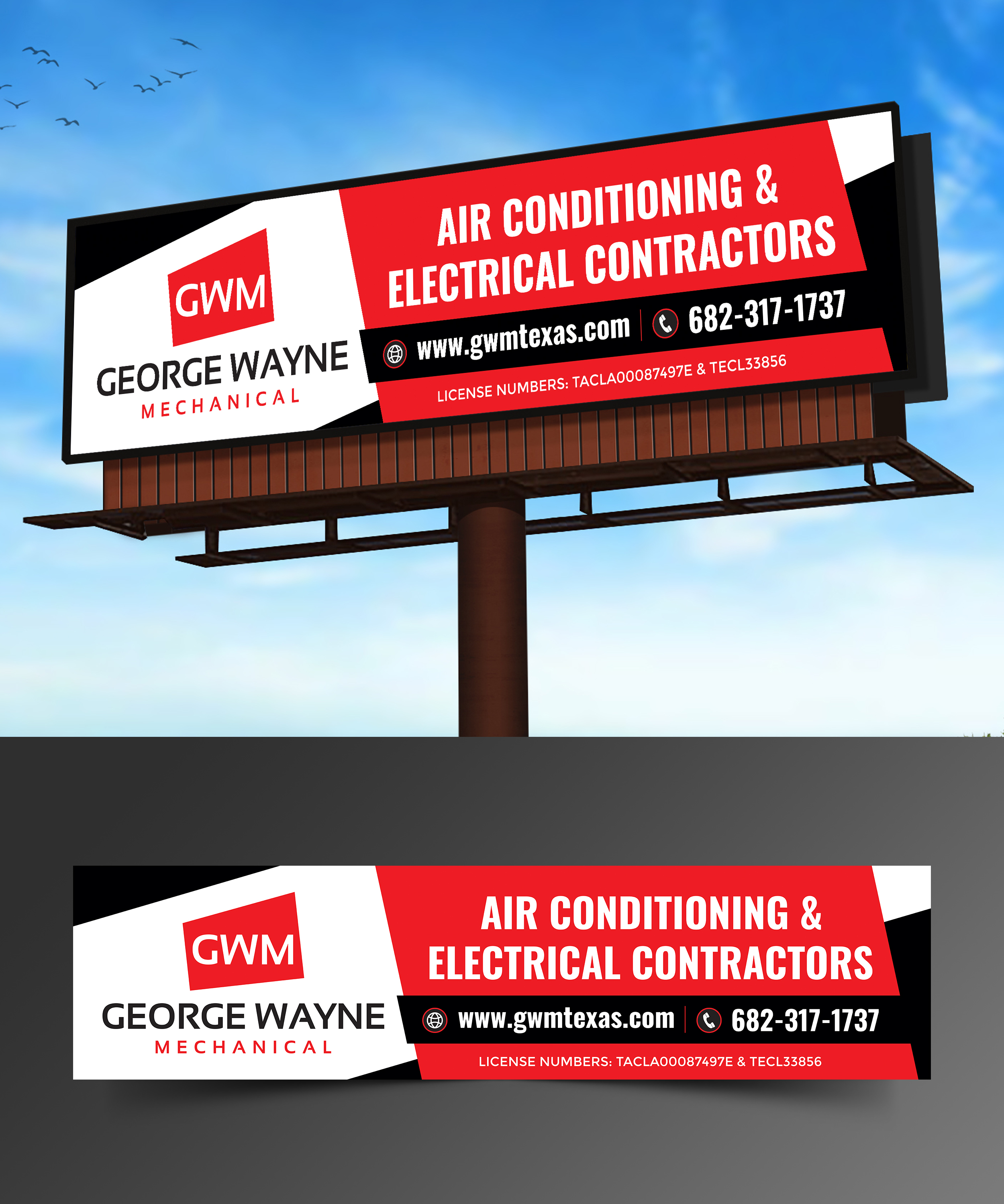Billboard Design by ecorokerz for George Wayne Mechanical | Design #24815096