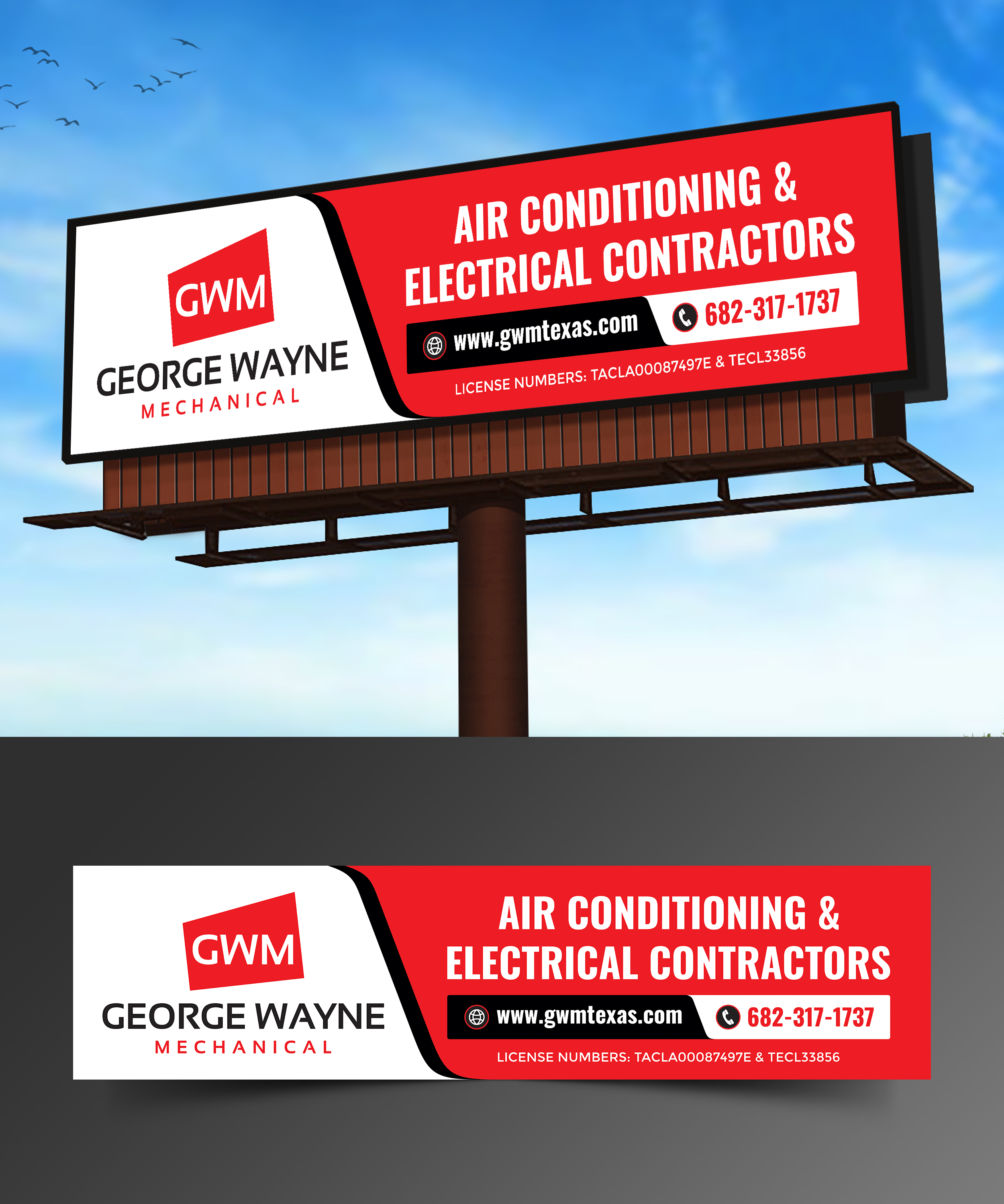 Diseño de Cartelera por ecorokerz para George Wayne Mechanical | Diseño #24815329
