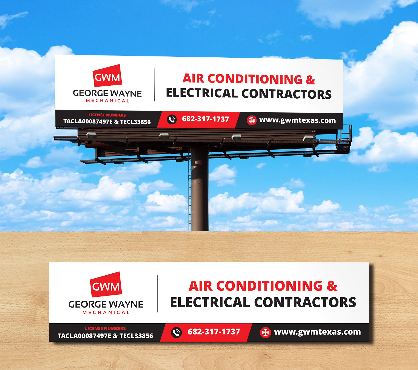 Billboard Design by ecorokerz for George Wayne Mechanical | Design #24815617