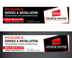 Diseño de Cartelera por Isnah Logo para George Wayne Mechanical | Diseño: #24813224