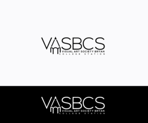 Visual Art Society Bryan/College Station | Logo Design by step forward 2