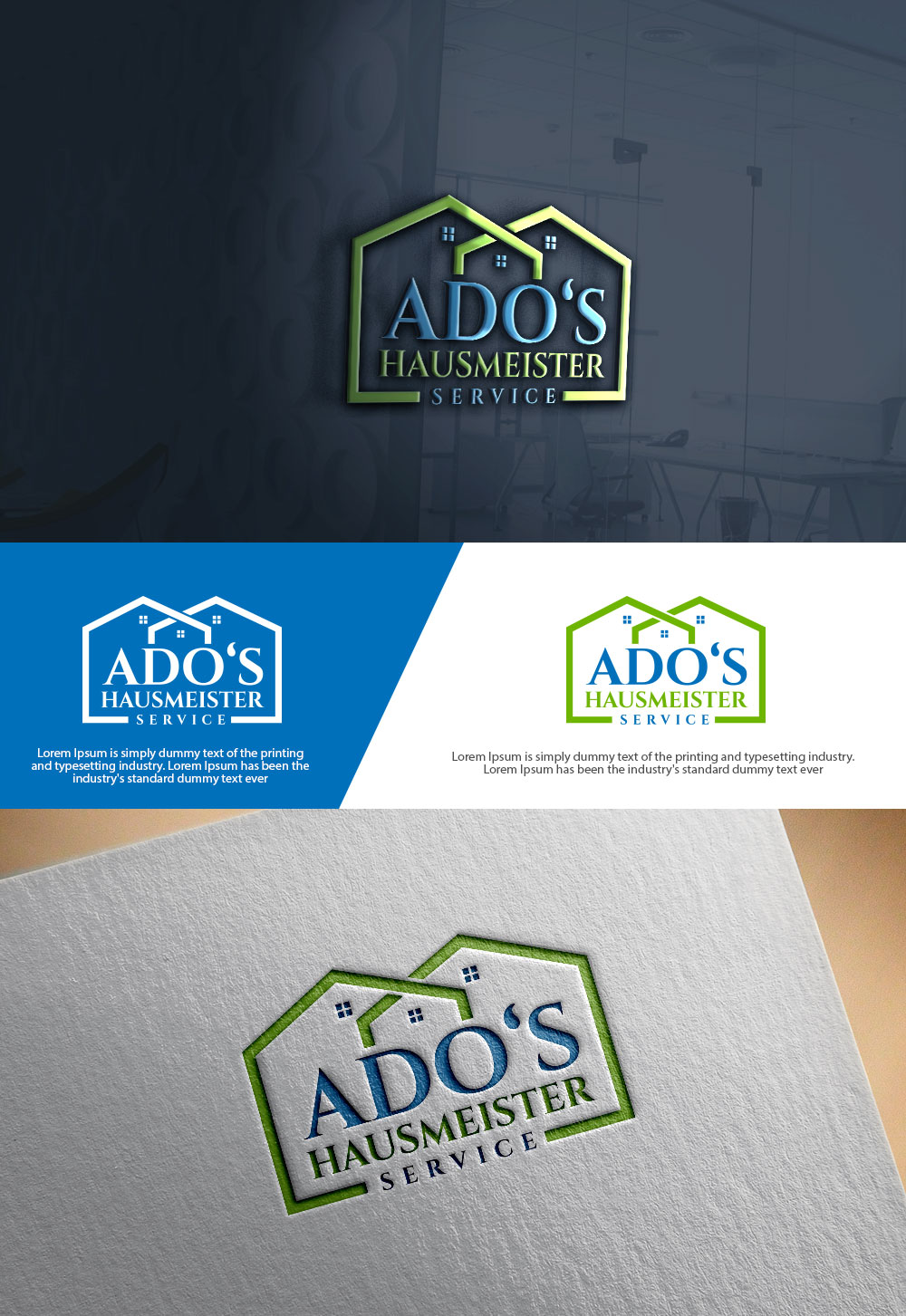 Logo-Design von Abdulhadi creation für Ado´s Hausmeisterservice | Design: #24853049