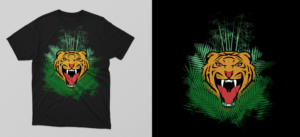 Kick Ass tiger graphic for my clothing line. | Design Graphique par SAI DESIGNS