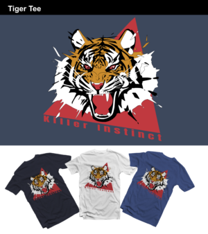 Kick Ass tiger graphic for my clothing line. | Graphic Design by Tomi Ax