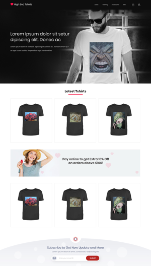 High End street inspired apparel  | Diseño Web por Tpith