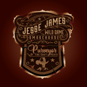 Design de Logo par Dennis Jackson Design pour Jesse James Wild Game Smokehouse | Design : #24901989