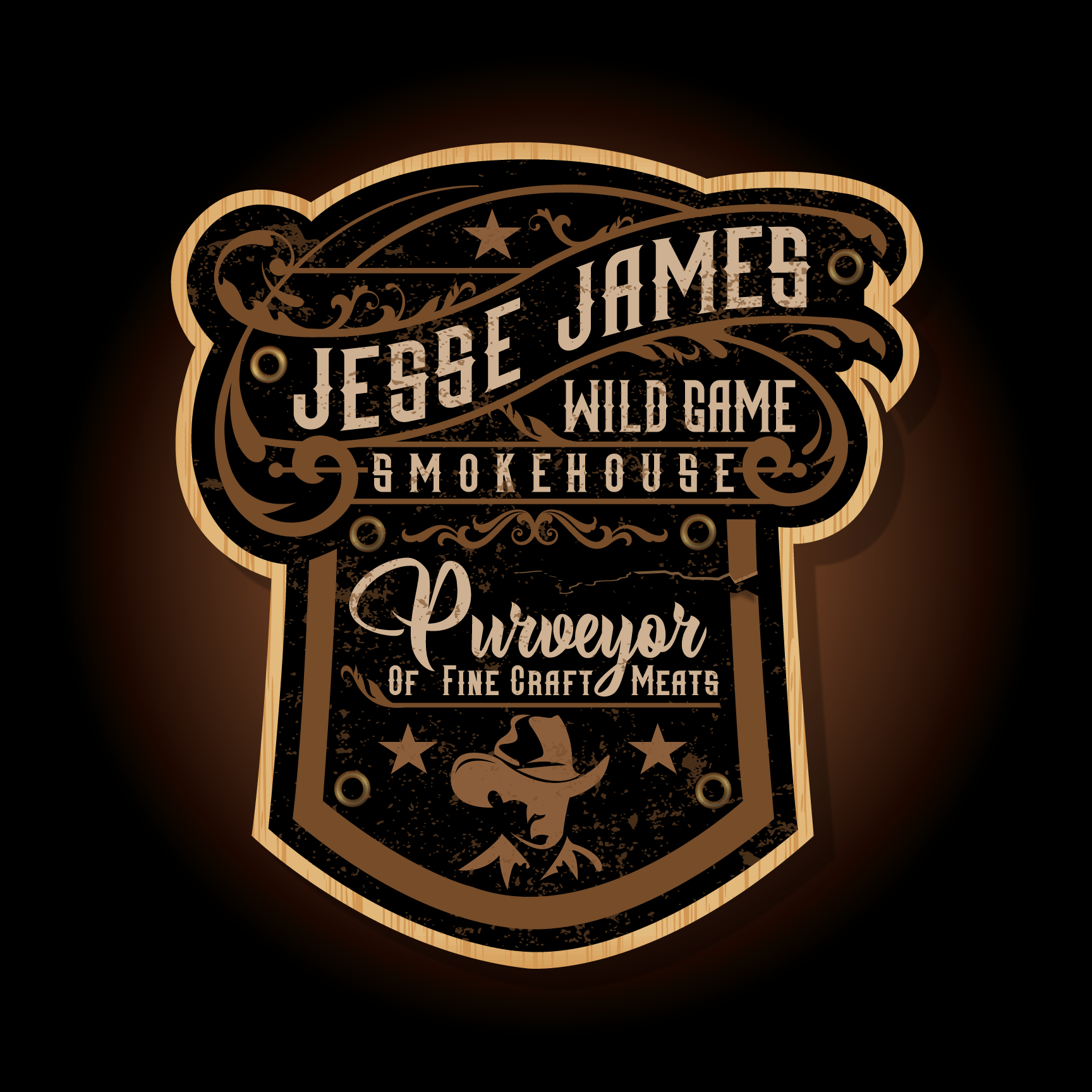 Design de Logo par Dennis Jackson Design pour Jesse James Wild Game Smokehouse | Design #25024398